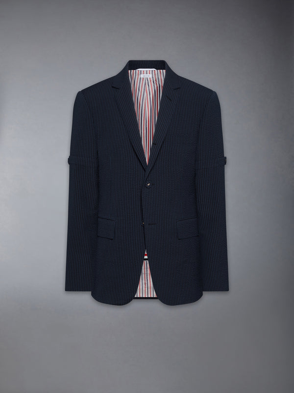 WOOL SEERSUCKER SPORTCOAT WITH ARMBANDS - featured image