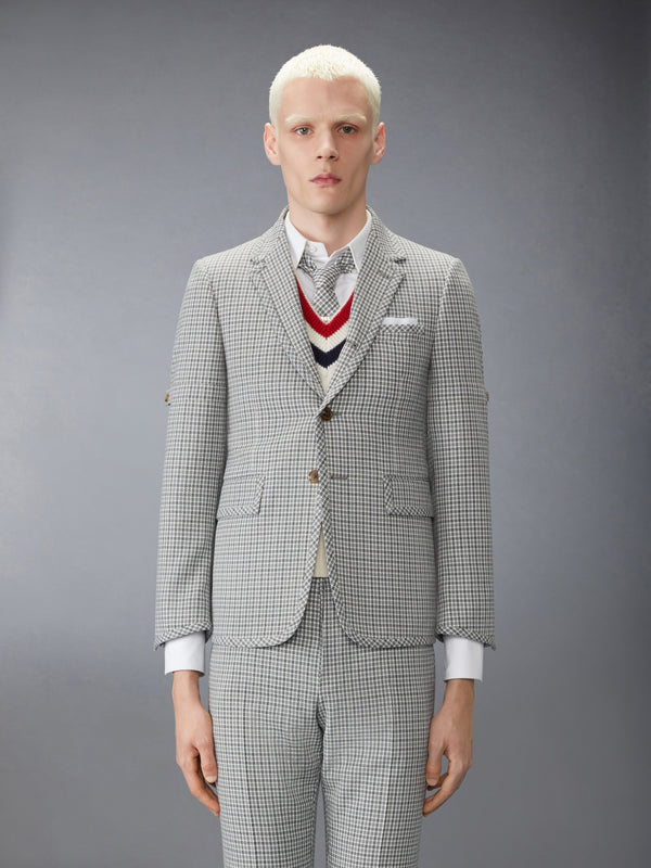 WOOL PIQUE GUNCLUB CHECK SPORTCOAT WITH ARMBAND - image 1