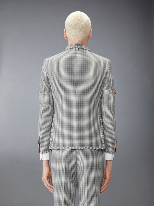 WOOL PIQUE GUNCLUB CHECK SPORTCOAT WITH ARMBAND - image 2