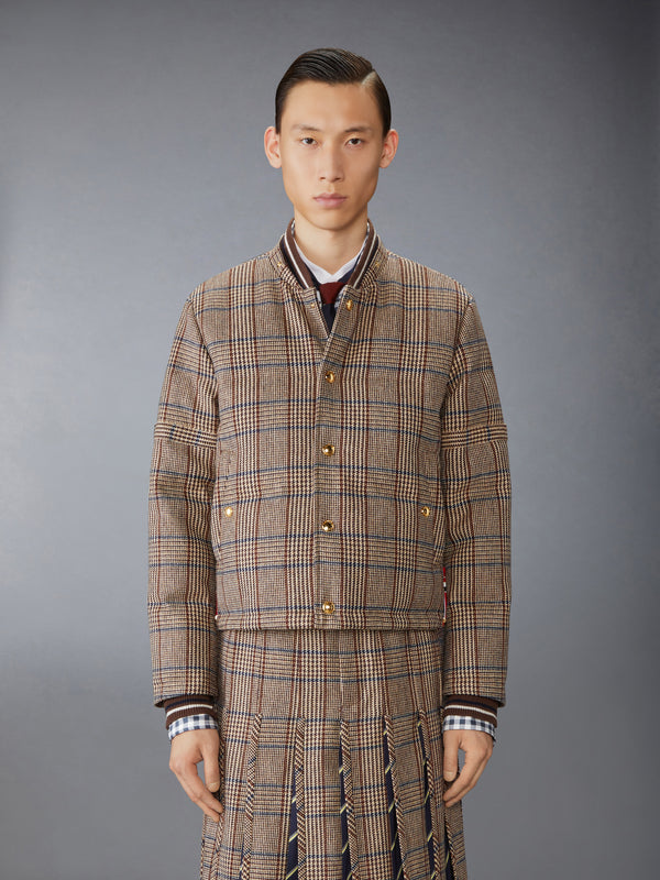 HUNTING TWEED 4-BAR DOWN FILL BOMBER JACKET - image 2