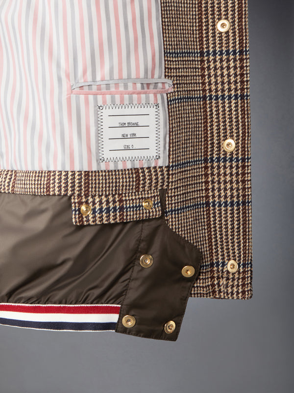 HUNTING TWEED 4-BAR DOWN FILL BOMBER JACKET - image 7
