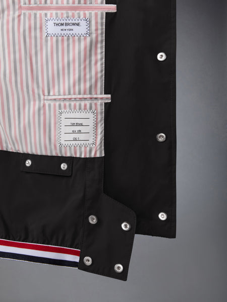 POLY TECH DOWN FILLED BOMBER JACKET WITH ARMBANDS BLACK