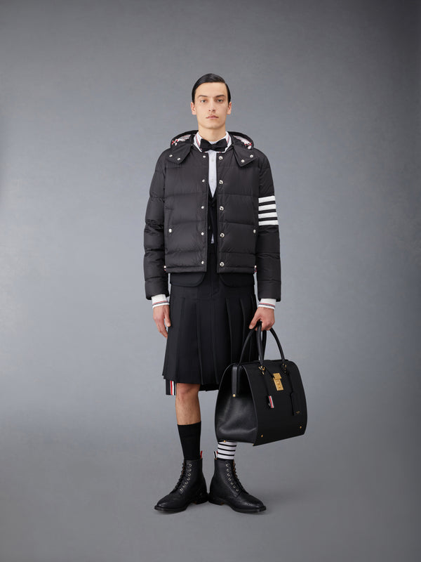 MATTE NYLON  4-BAR DOWN FILLED BOMBER - image 4