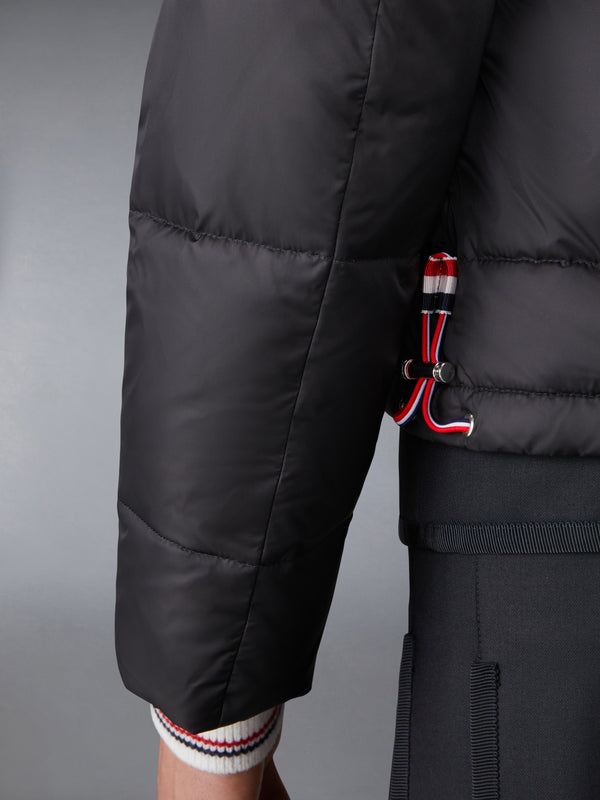 MATTE NYLON  4-BAR DOWN FILLED BOMBER - image 5