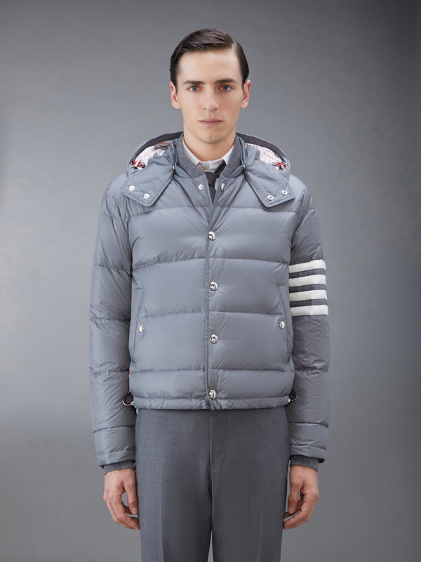 MATTE NYLON  4-BAR DOWN FILLED BOMBER - featured image