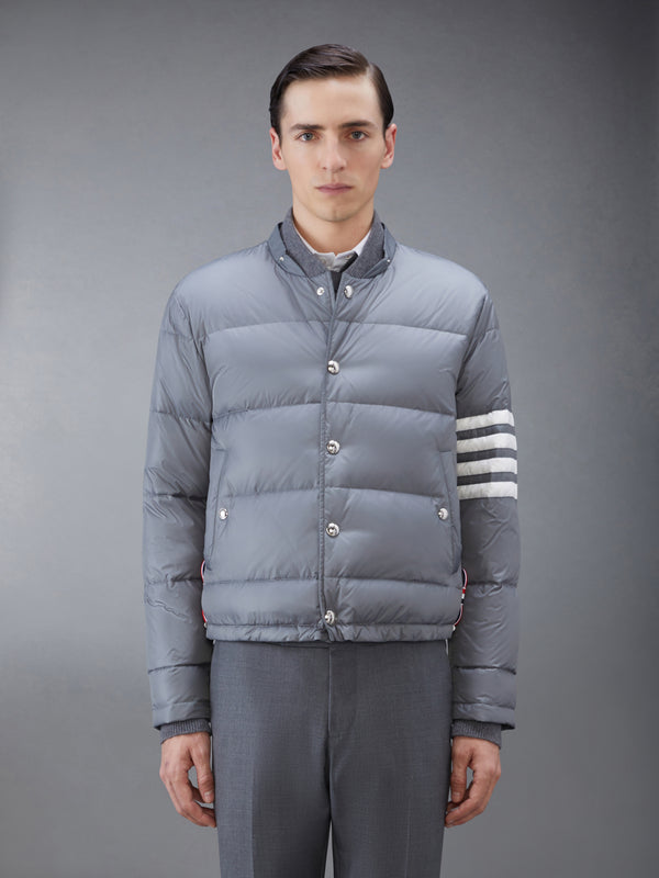 MATTE NYLON  4-BAR DOWN FILLED BOMBER - image 2