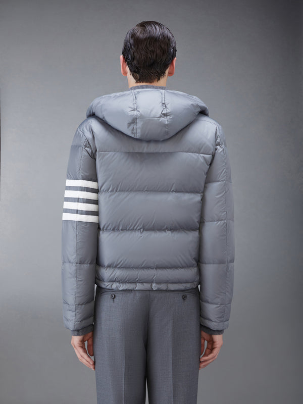 MATTE NYLON  4-BAR DOWN FILLED BOMBER - image 3