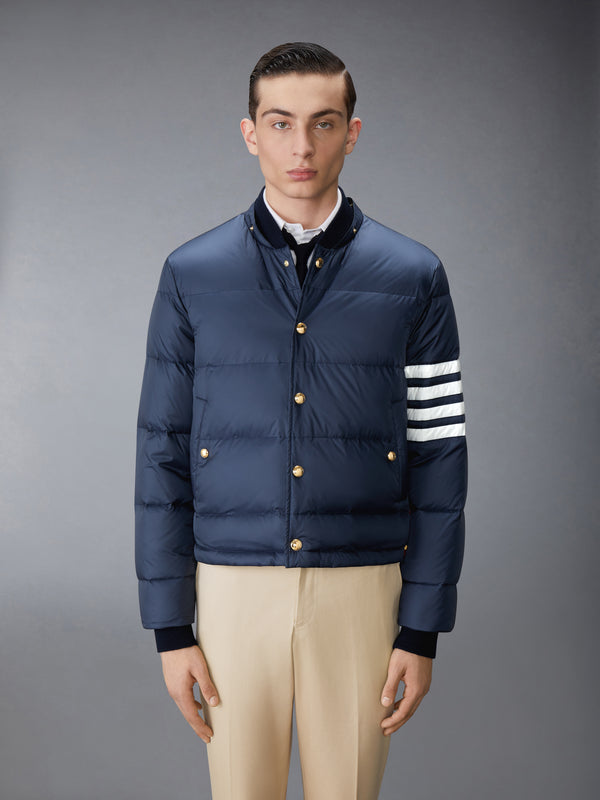 MATTE NYLON  4-BAR DOWN FILLED BOMBER - image 2