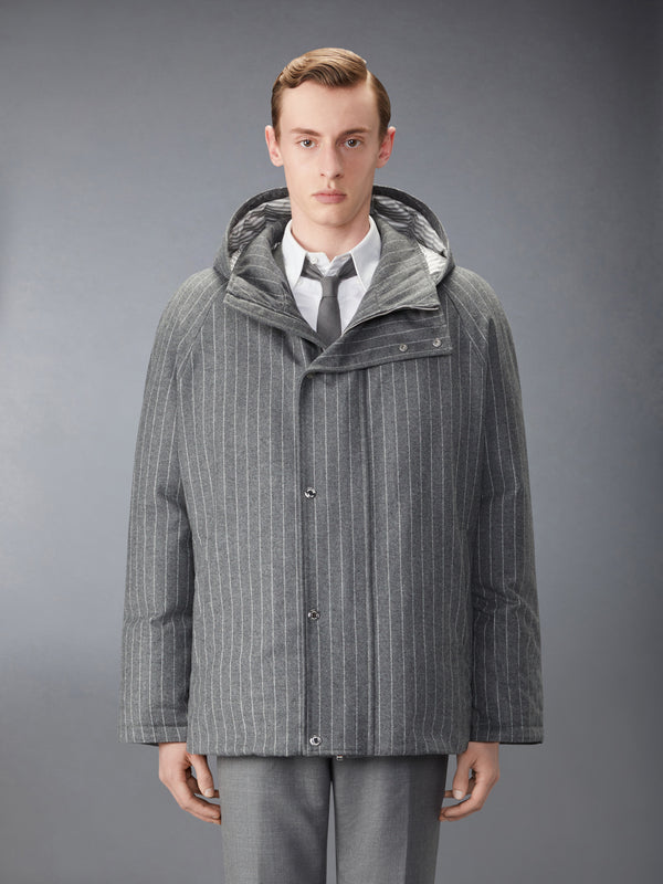 BROWNE 65 FLANNEL CROPPED FOOTBALL PARKA - image 1