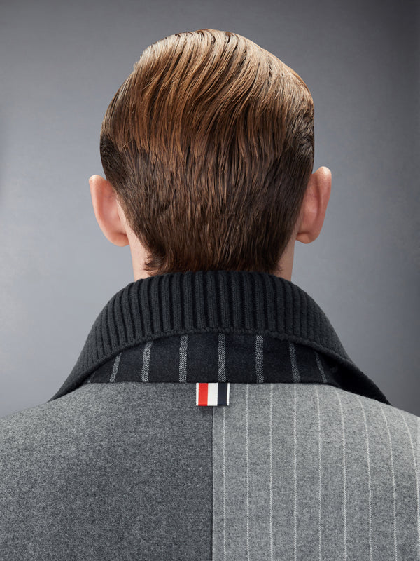FLANNEL CHALK STRIPE DOWN FILLED JACKET - image 6