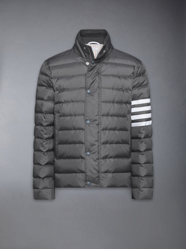 SHINY RIPSTOP LIGHTWEIGHT DOWN FILLED 4-BAR JACKET - featured image
