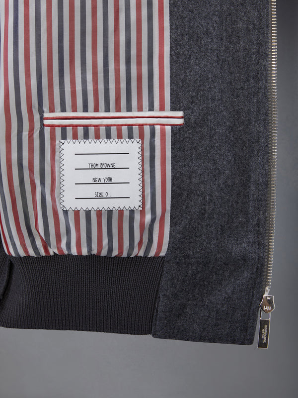 FLANNEL 4-BAR KNIT RIB BLOUSON JACKET - image 5
