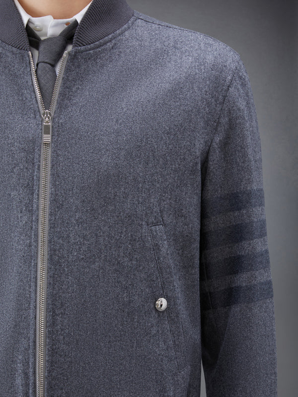 FLANNEL 4-BAR KNIT RIB BLOUSON JACKET - image 6