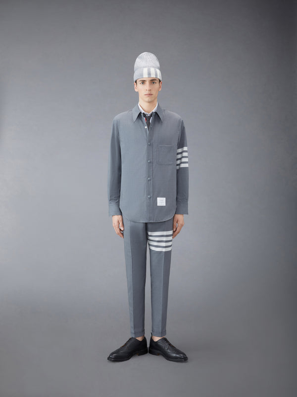 Plain Weave 4-Bar Shirt Jacket - image 3