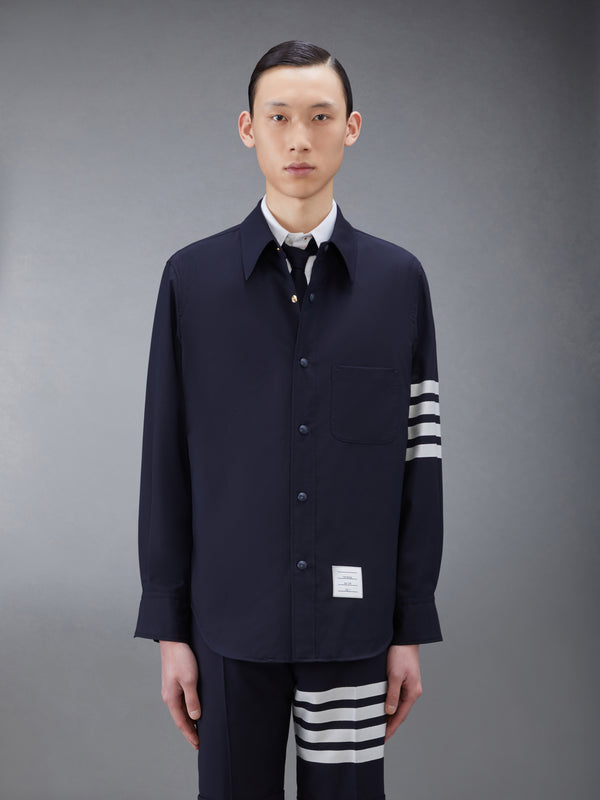 Plain Weave 4-Bar Shirt Jacket - featured image