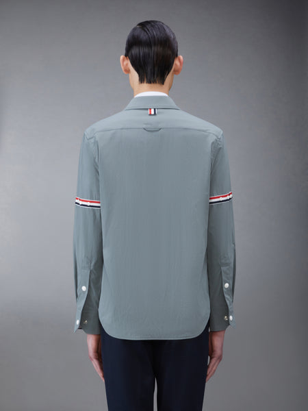 NYLON SHELL ARMBAND SHIRT JACKET MED GREY