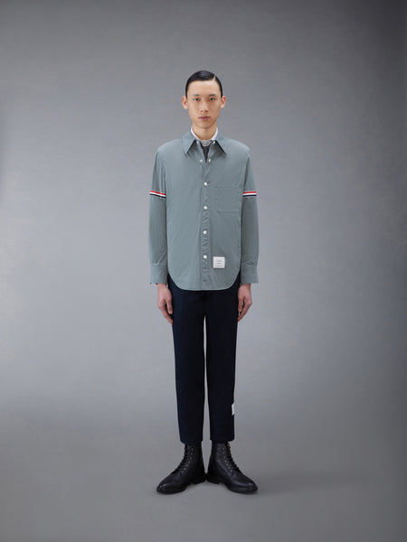 NYLON SHELL ARMBAND SHIRT JACKET MED GREY