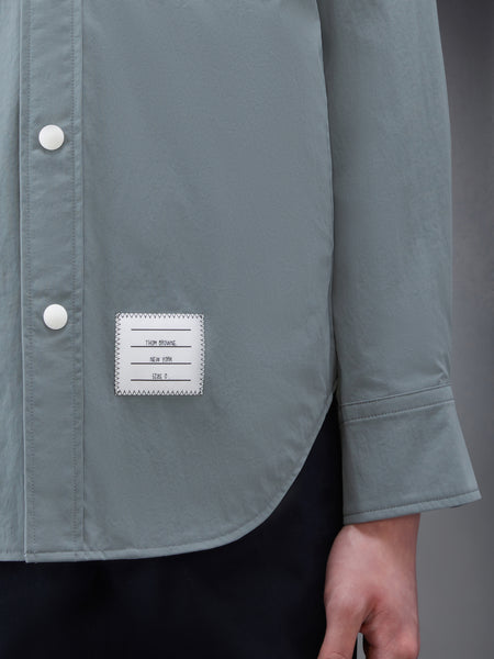 NYLON SHELL ARMBAND SHIRT JACKET MED GREY