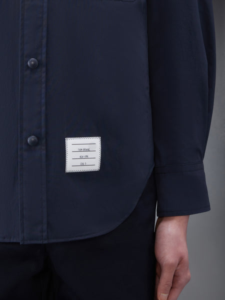 NYLON SHELL ARMBAND SHIRT JACKET NAVY