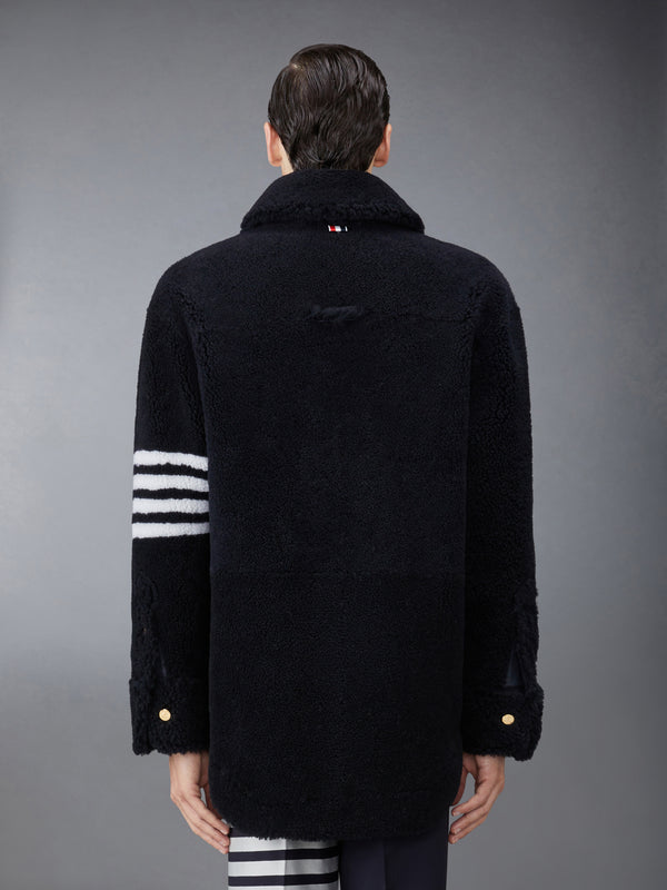 SHEARLING 4-BAR OVERSIZED SHIRT JACKET - image 2
