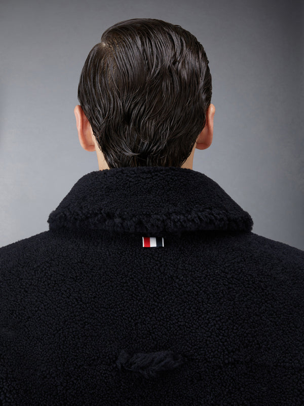 SHEARLING 4-BAR OVERSIZED SHIRT JACKET - image 5