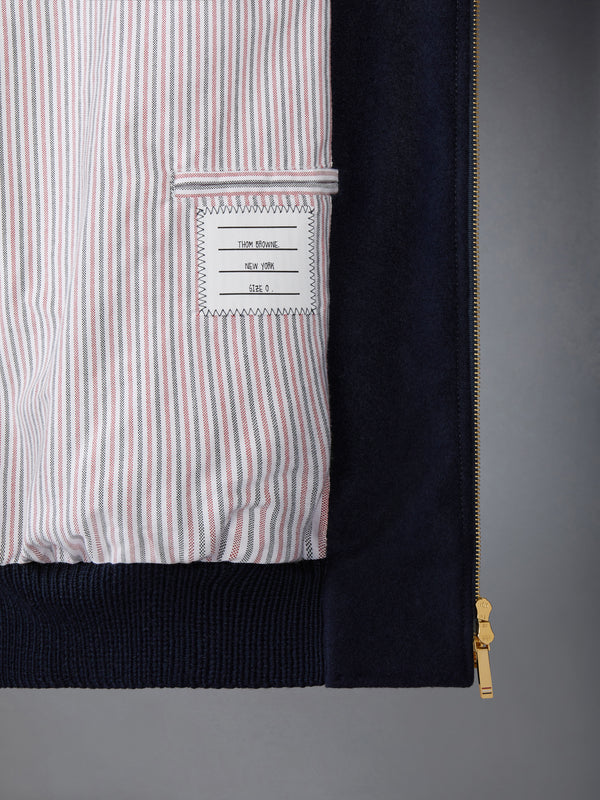 MELTON WOOL 4-BAR OVERSIZED BLOUSON JACKET - image 6
