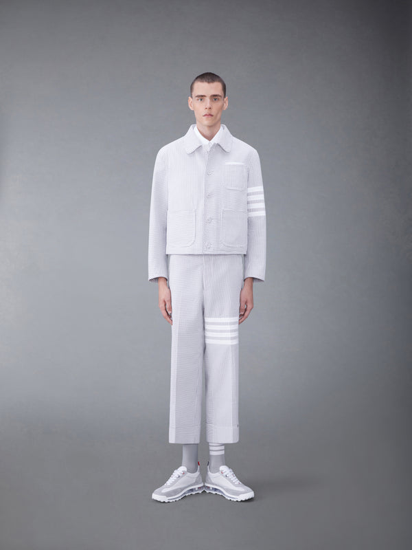 SEERSUCKER 4-BAR GOLF JACKET - featured image