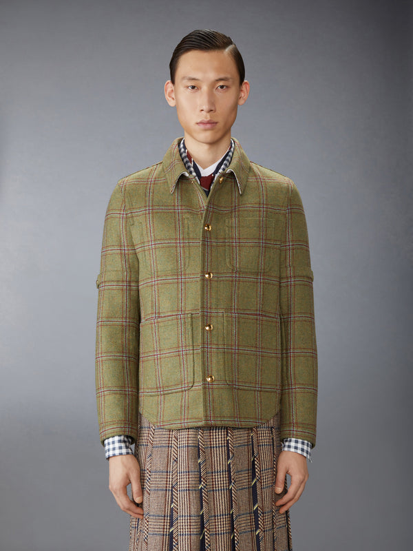 HUNTING TWEED ARMBAND UTILITY JACKET - image 1