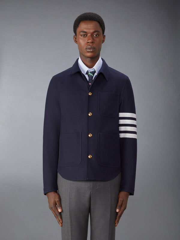 WOOL CASHMERE 4-BAR UTILITY  JACKET - featured image