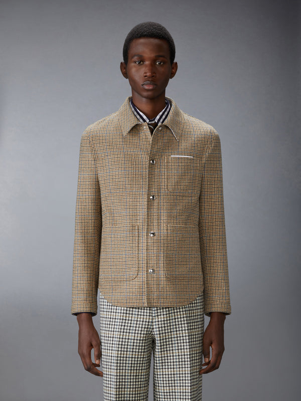 GUNCLUB CHECK CHEVIOT TWEED UTILITY JACKET - image 1