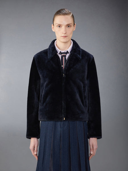 SHERLING ZIP UP JACKET NAVY