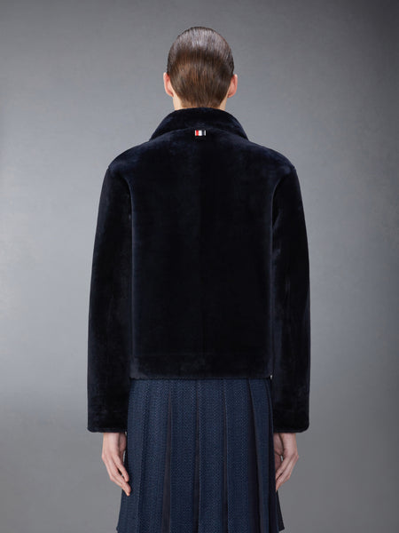 SHERLING ZIP UP JACKET NAVY