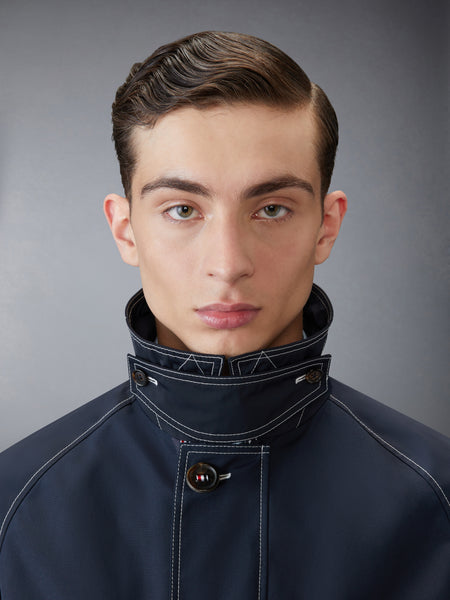 TYPEWRITER CLOTH CROPPED FIELD JACKET NAVY