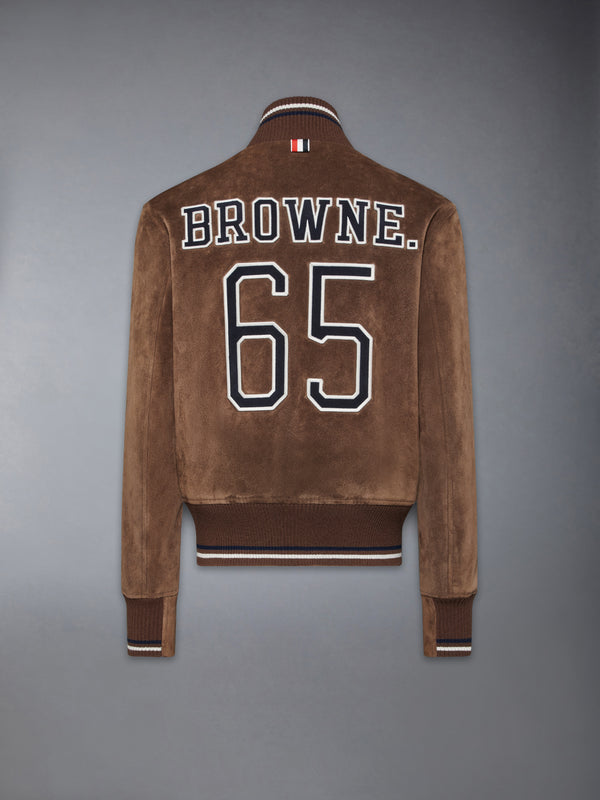 SUEDE KNIT RIB BLOUSON JACKET - image 7