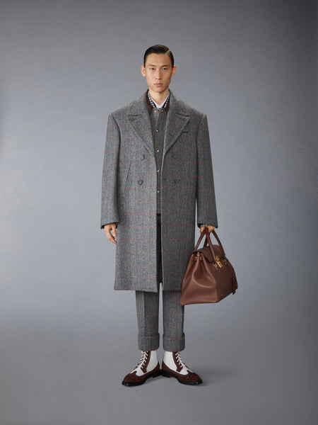 HUNTING TWEED UTILITY JACKET DARK GREY