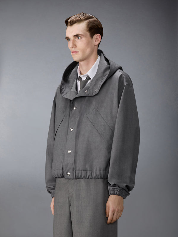 TECH WOOL TWILL 2-LAYER CROPPED PARKA - image 4