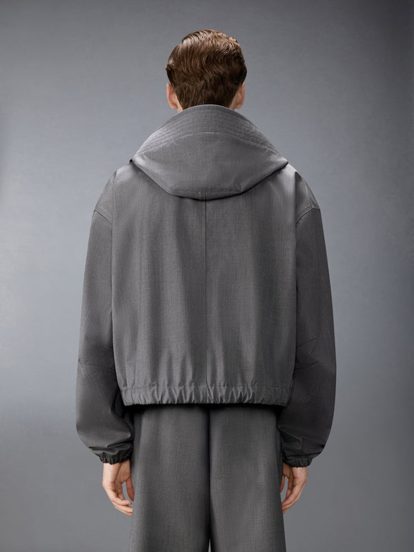 TECH WOOL TWILL 2-LAYER CROPPED PARKA - image 5