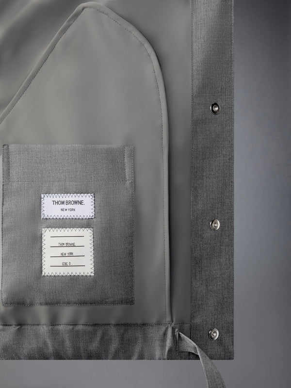 TECH WOOL TWILL 2-LAYER CROPPED PARKA - image 6