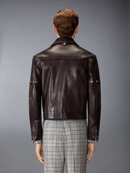 VITELLO BENEK BUFFALO ARMBAND JACKET DARK BROWN