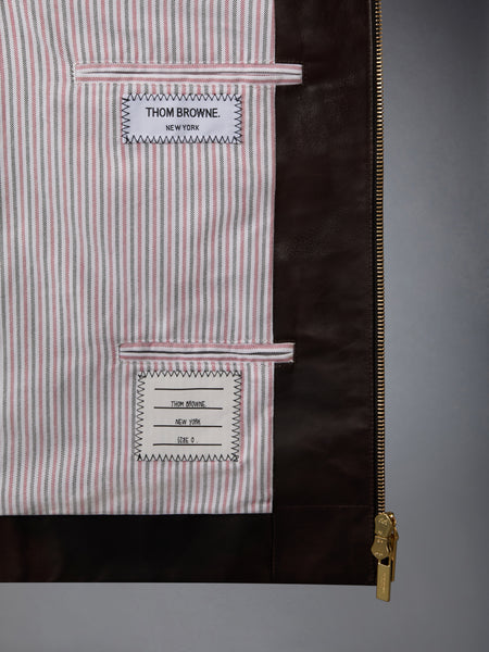 VITELLO BENEK BUFFALO ARMBAND JACKET DARK BROWN
