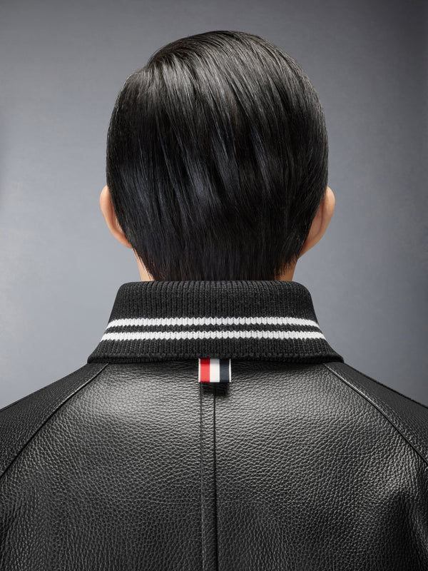 レザー 4-BAR ブルゾン オーバーサイズ ブルゾン ジャケット - image 5