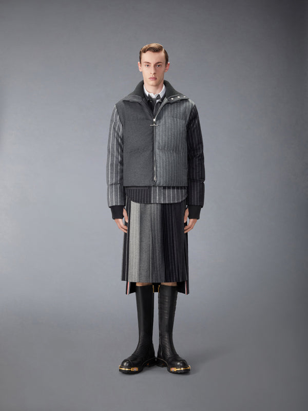 FLANNEL FUNMIX BANKER STRIPE JACKET - image 3