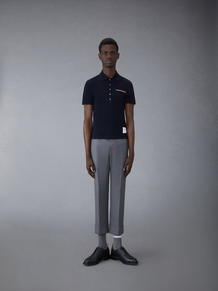 PIQUE POCKET POLO NAVY