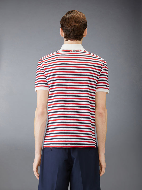 LINEN JERSEY SHORT SLEEVE POLO - image 2