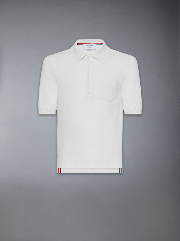 SILK PIQUE POCKET POLO - featured image