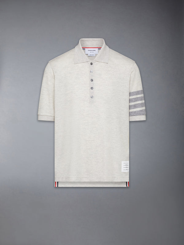 WOOL JERSEY 4-BAR POLO - featured image