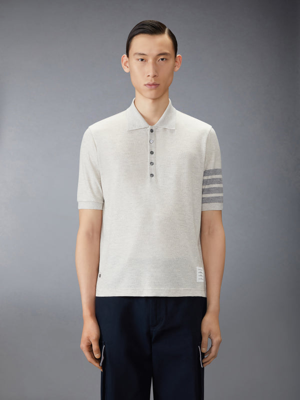 WOOL JERSEY 4-BAR POLO - image 1