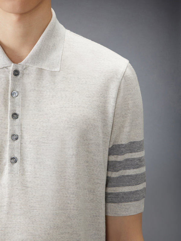 WOOL JERSEY 4-BAR POLO - image 4