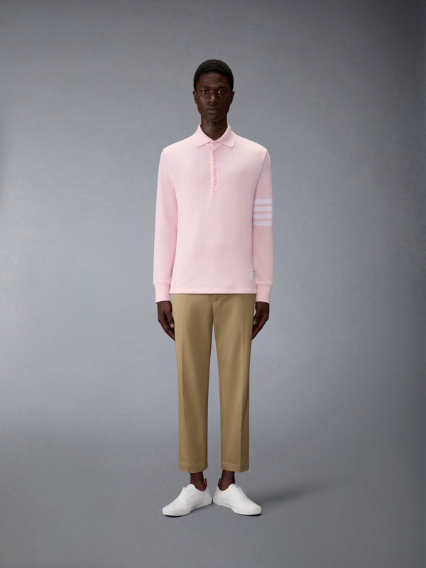 TEXTURED PIQUE 4-BAR LONG SLEEVE POLO - image 5