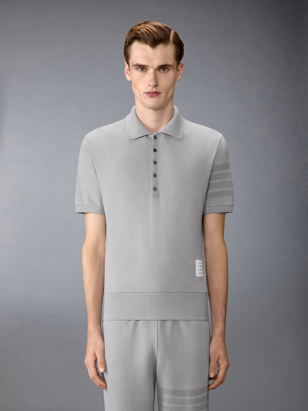 GARMENT OVERDYED JERSEY 4-BAR POLO - image 1
